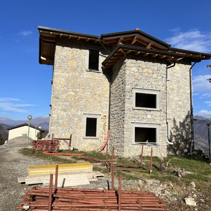 Cantiere villa privata leffe