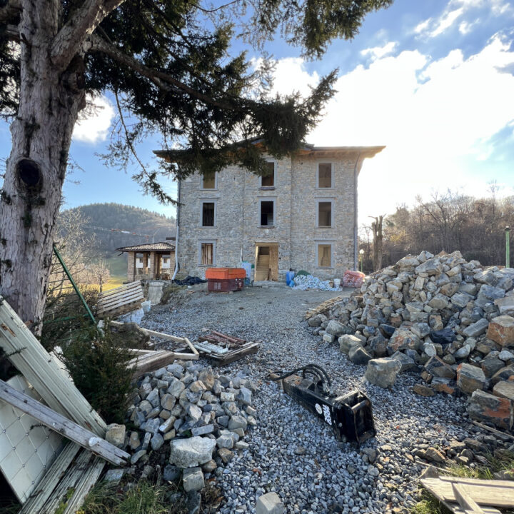 Cantiere villa privata leffe